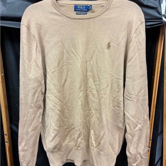 Polo by Ralph Lauren Men's Beige Crewneck Sweater - Picture 1 of 3